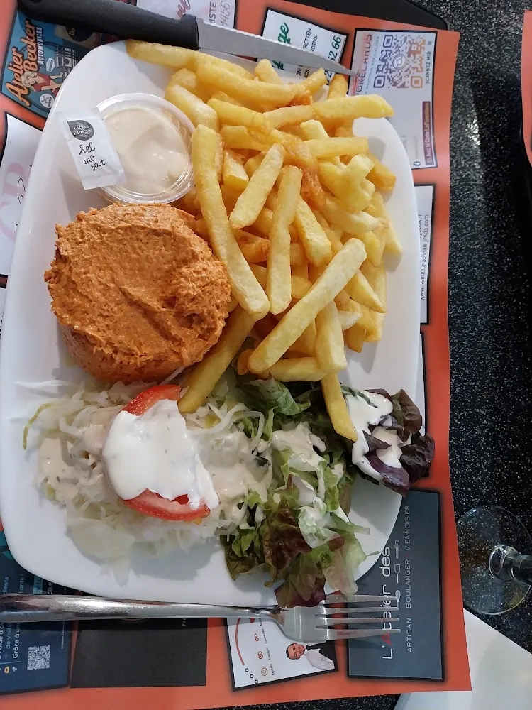 Filet Americain Et Frites Maison